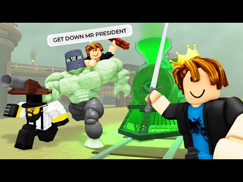 ROBLOX Dead Rails Update But We Must Protect The President 🎩