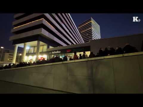 DAC-szurkolók érkezése a nemzeti stadionhoz | Klikkout Sport 4k