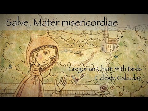 Gregorian Chant - Salve, Mater misericordiae - with lyrics