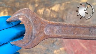 Wrench Restoration [Old Rusty German Wrench]