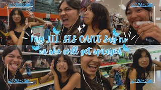 My Little Sister Can’t Say No Or She Will Get Sprayed!!!