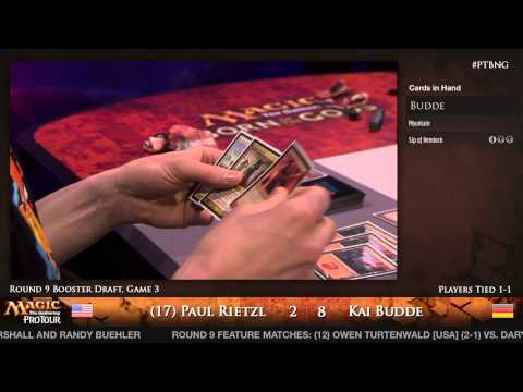 Pro Tour Born of the Gods - Draft Rd. 9 - (12) Owen Turtenwald vs. Daryl Ayers