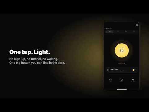 Flashlight: One-Tap Torch video thumbnail