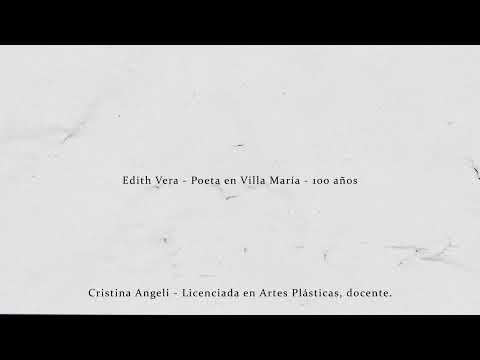 Poemas Edith Vera | La mañana - Cristina Angeli