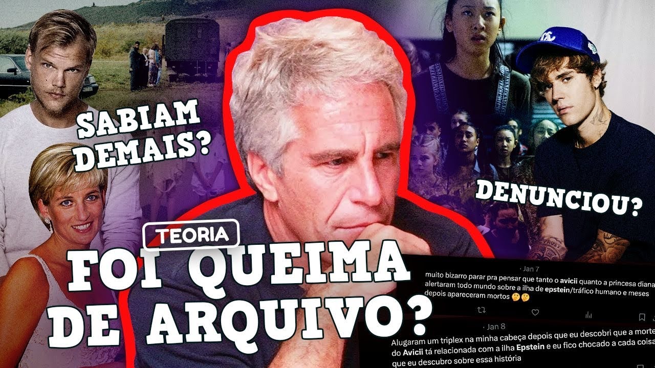 O AVICII E A PRINCESA DIANA FORAM MORTOS PELO JEFFREY EPSTEIN? *sabiam demais?*