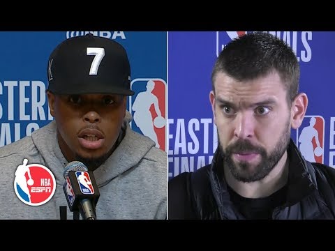 Kyle Lowry blames defense, Marc Gasol says he 'played really bad' in Game 2 | 2019 NBA Playoffs