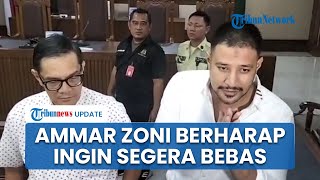 Nangis saat Sidang Menyesal Terlibat Penjualan Narkoba di Rutan, Ammar Zoni Berharap Ingin Bebas