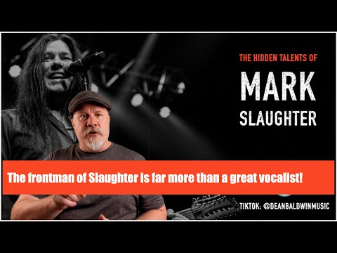 Mark Slaughter [unpacking his hidden talents]