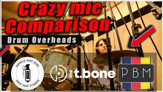 Video thumbnail for We compared 25 MICROPHONES on DRUM OVERHEADS so you don't have to | T.Bone vs PBM vs Guerrilla by Lui Piluso