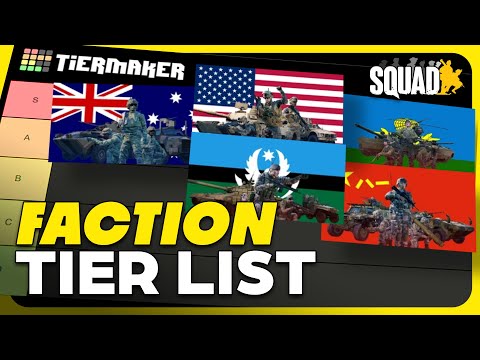 RANKING SQUAD'S FACTIONS from FAVORITE to LEAST!