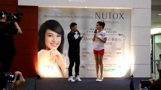 Bernice Liu Nutox Oxyfusion Promotion in Ipoh