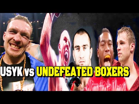 OLEKSANDR USYK vs UNDEFEATED BOXERS