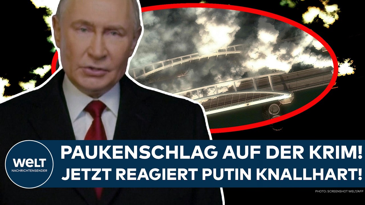 UKRAINE-KRIEG: Paukenschlag auf der Krim! Jetzt reagiert Wladimir Putin!