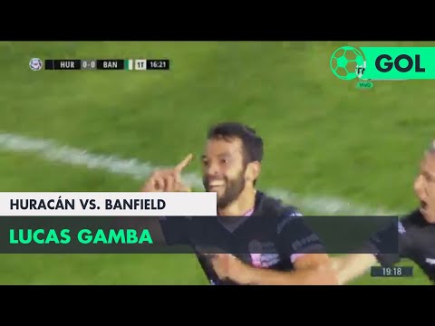 Lucas Gamba (1-0) Huracán vs Banfield | Fecha 5 - Superliga Argentina 2018/2019