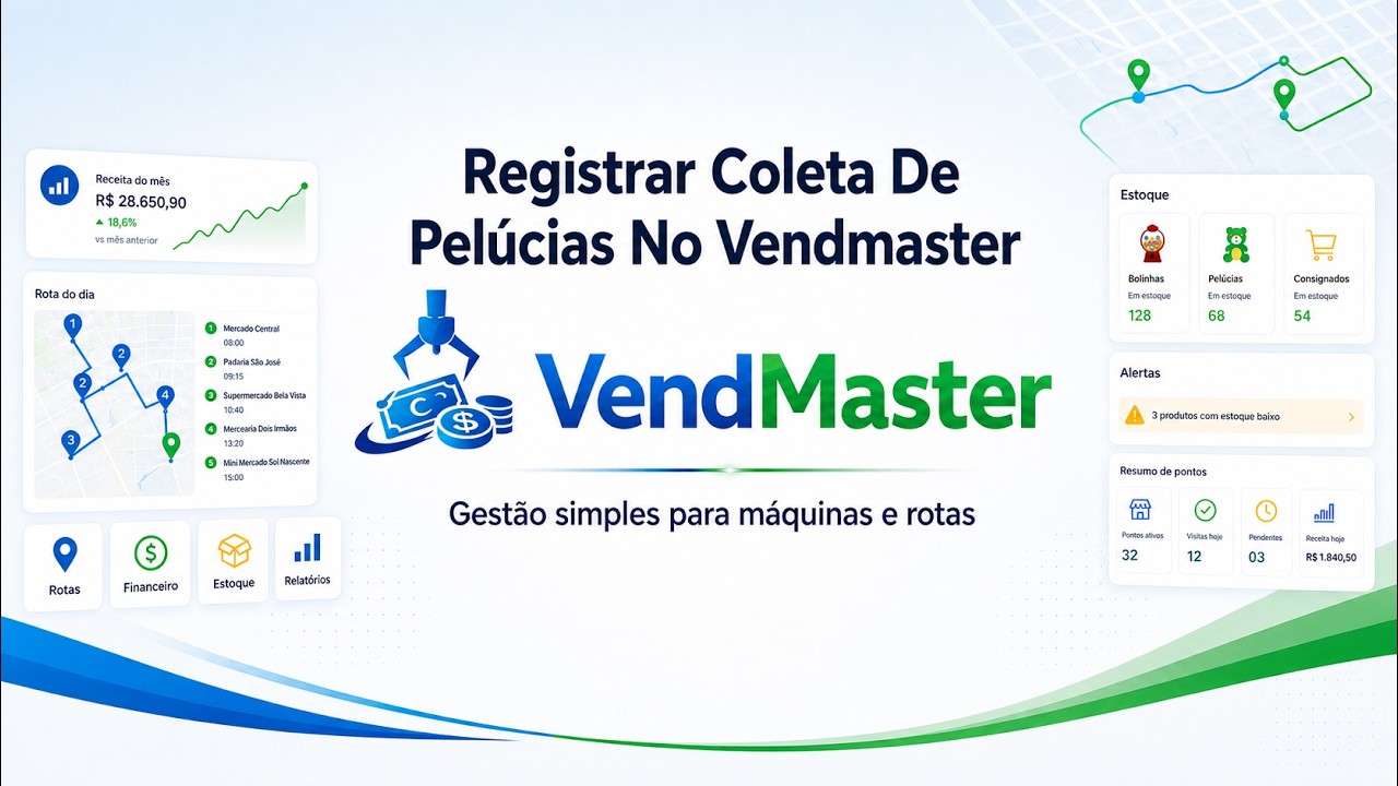 Registrar coleta no VendMaster