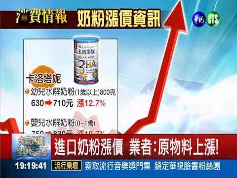 台紐"零關稅" 進口奶粉仍漲1成