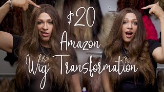 $20 Amazon Wig Transformation | Cheap Amazon Wigs | Affordable Wigs From Amazon | Jesse M. Simons