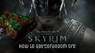 Skyrim Tutorial #3 (How To Get Corundum Ore)