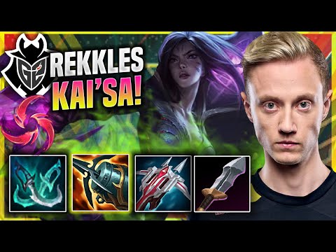 REKKLES IS SO CLEAN WITH KAI'SA! - G2 Rekkles Plays Kai'sa ADC vs Kalista! | Season 11
