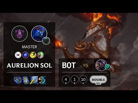 Aurelion Sol Bot vs Draven - KR Master Patch 10.14