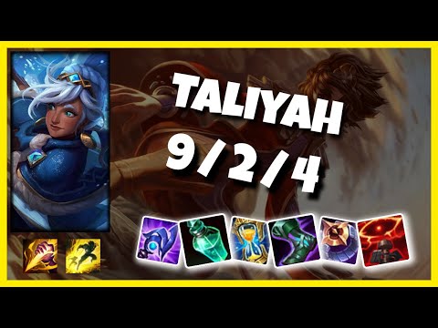 Taliyah vs Hecarim EU Challenger JUNGLE (9/2/4) - v11.4
