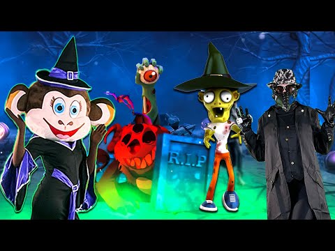 Going on a Zombie Hunt | Spooky Song for Halloween