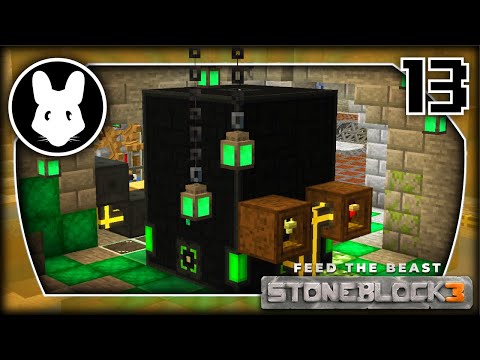 13 Let's Play StoneBlock 3 - Automating Powah Reactors!