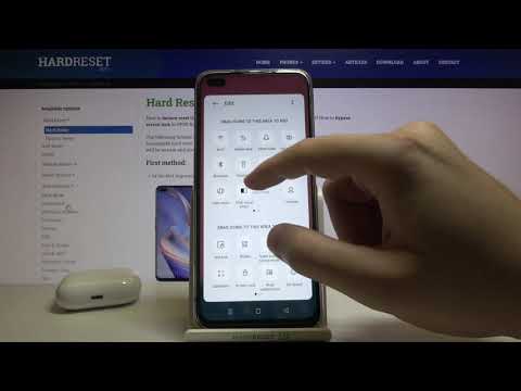How to Adjust Notification Bar Shortcuts on OPPO Reno4 Z 5G  – Manage Notification Bar Icons