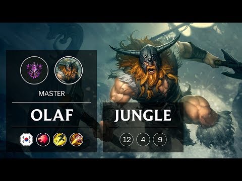Olaf Jungle vs Gragas - KR Master Patch 9.4