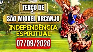 Terço Poderoso de São Miguel SEGUNDA 07/09/2026 PROTEÇÃO NO COMBATE - Vamos Rezar o Terço