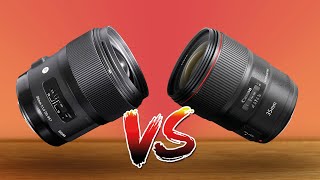 Sigma 35mm F/1.4 Art vs Canon 35mm F/1.4L Lens Shootout /// What's the Best Wide Angle Prime Lens