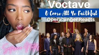 Opera Singer Reacts to Voctave | O Come All Ye Faithful | MASTERCLASS | Performance Analysis |