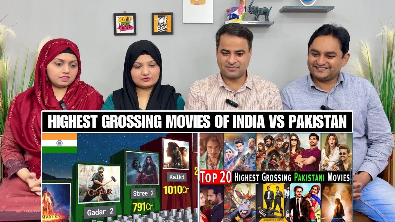Indian Highest Grossing Movies Vs Pakistani Highest Grossing Movies | Reaction!!