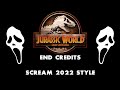 Jurassic World Camp Cretaceous End Credits (Scream 2022 Style)