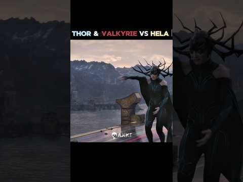 "Thor & Valkyrie vs Hela ⚡ Final Battle | Ragnarok"