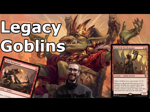 NEW GOBLIN LORD!  Rundvelt Hordemaster Goblins! (Legacy Rakdos Goblin Deck MTG)