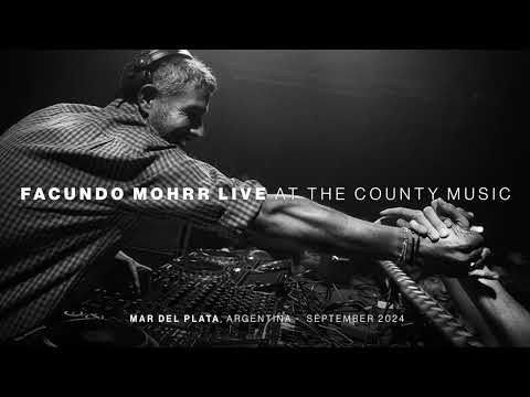 Facundo Mohrr live at The County Music, Mar Del Plata, Septiembre 2024