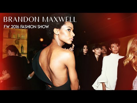 Fall Winter 2016 Runway Show | Brandon Maxwell
