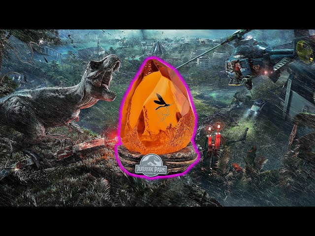 Vídeo relacionado con Grupo Erik Jurassic Park Lampara escritorio Mosquito Ámbar
