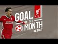 Liverpool's Goal of the Month Result | December | Firmino, Wijnaldum, Salah