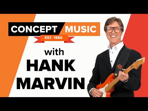 Hank Marvin's 1958 Strat AND Hank himself - With Gra at Concept Music.