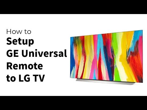 How to Setup GE Universal Remote to LG TV