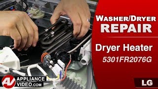 LG Washer Dryer Combo Unit - Dryer Heater Diagnostic & Replacement