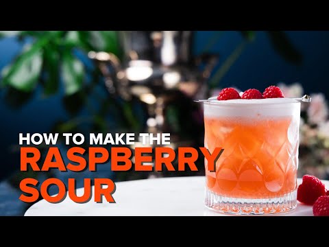 Raspberry Vodka Sour Cocktail Recipe