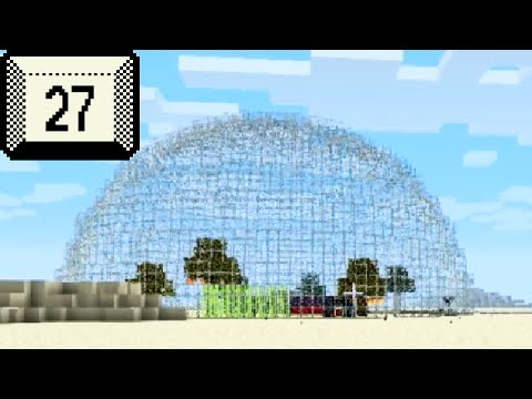 Crash Landing Minecraft 27: Dome Complete! - Matto-san