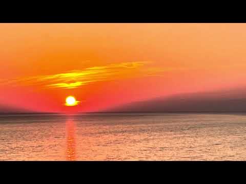 Live Corfu: Amazing sunset - the sound of the sea and cicadas- Corfu Island - Greece