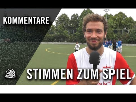Die Stimmen zum Spiel | SV Rot-Weiß Viktoria Mitte - SC Union Südost (Pokal der 1. Herren 17/18)