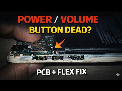 Xiaomi / Redmi / Poco Power & Volume Button DEAD? 🔧 PCB + Flex Cable Fix