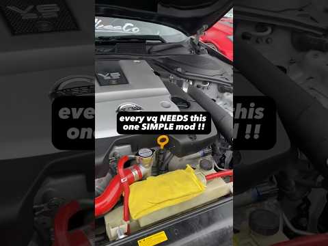 Simple mod for 350z’s! | easy | every vq NEEDS this | diy | 350z vq 35 37 | DE HR VHR | any nissan !