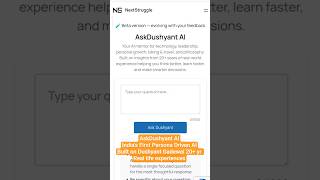 One of India’s First Persona AI- #AskDushyant AI Built from 20+ Years of Dushyant Gadewal experience